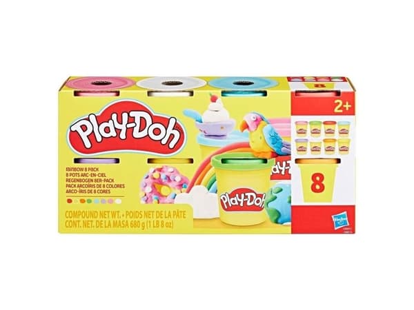 Play-Doh 8-pak 680 g - regnbue