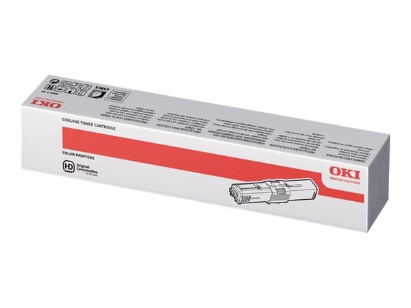 OKI - Gul - original - tonerkassett - för OKI MC562dn, MC562dnw, MC562w; C510dn, 511dn, 530dn