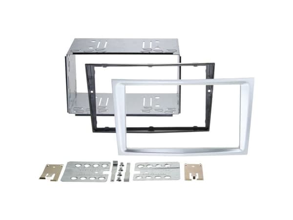 2-DIN kit div. Opel - farve: mat krom