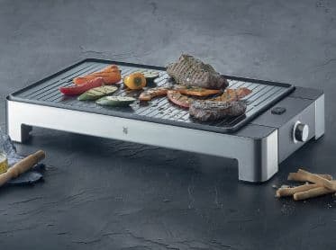 WMF 0415330011, 2000 W, Grill, Elektrisk, 270 x 410 mm, Rektangulær, Sort, Rustfritt stål