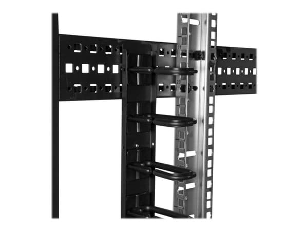 StarTech.com Vertical 0U Server Rack Cable Management m/ D-Ring kroker - 20U Network Rack Cord Manager Panel - 3 fot Wire Organizer (CMVER20UD) - D...
