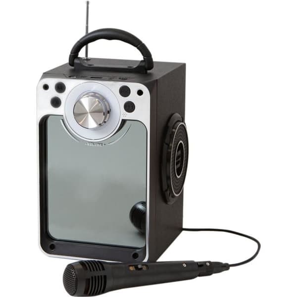 Stars Karaoke machine w/bluetooth BLACKDisco LED light