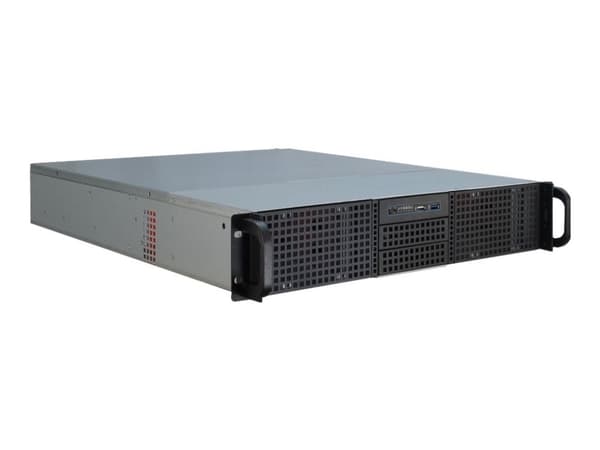 Inter-Tech IPC 2U-20255 - Rackmonterbar 2U - full AT - ingen strømforsyning (EPS2U) - USB