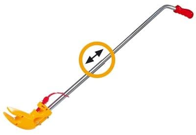 BIG Push-Pole, Metallisk, Gul