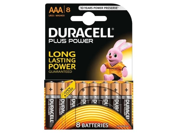 Duracell - Batteri 8 x AAA - Alkalisk - 1150 mAh