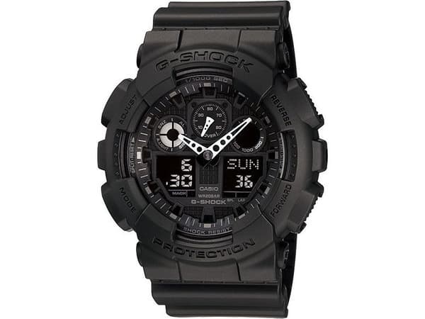 Casio GA-100-1A1ER, Vattentät, Kvarts