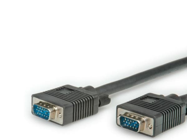 VALUE 11.99.5253-20, 3 m, VGA (D-Sub), VGA (D-Sub), Hankjønn, Hankjønn, Sort