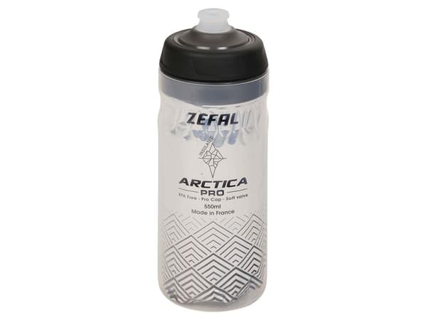 ZEFAL ARCTICA PRO 75 vattenflaska, silver/svart