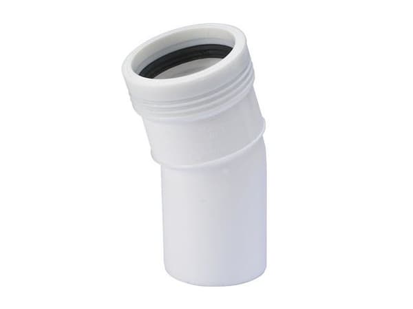 Wavin PP böj 15 grader Ø 32 mm vit