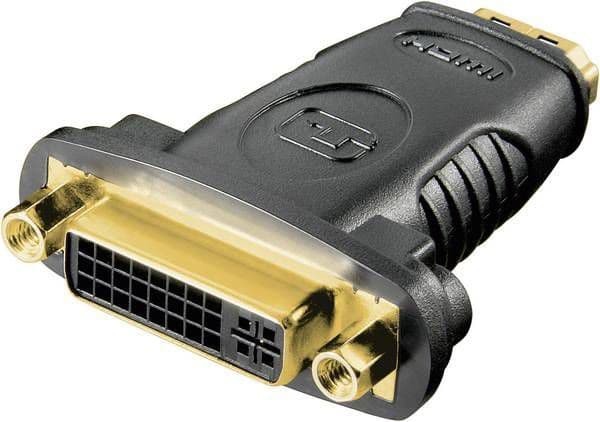 Goobay 68690, HDMI typ A, DVI-I (24+5 stift), sortiment