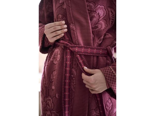 PIP Studio PIP Jasmin Jacquard Bathrobe Dark Pink L
