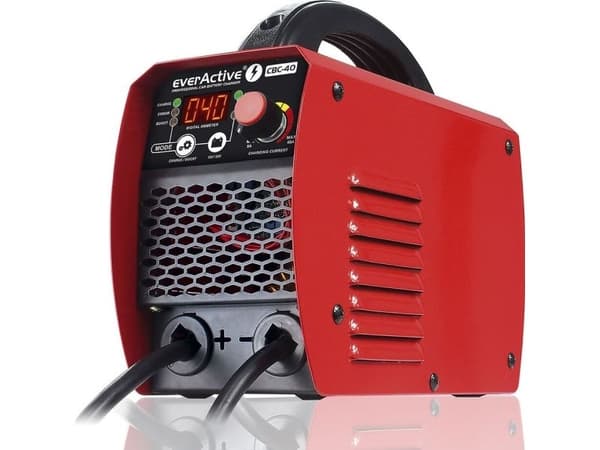Bilbatterilader 12/24V med starter CBC40
