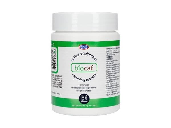 Urnex Biocaf - Puhdistustabletit - 120 kpl.