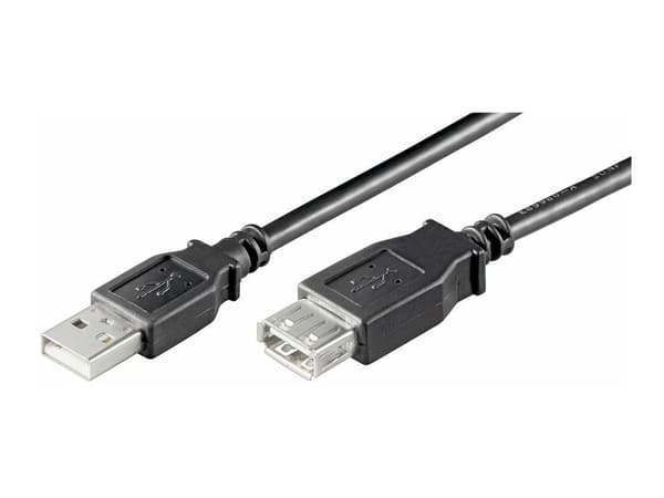 MicroConnect USB 2.0 - USB forlængerkabel - USB (hun) til USB (han) - USB 2.0 - 30 cm - lajiteltu