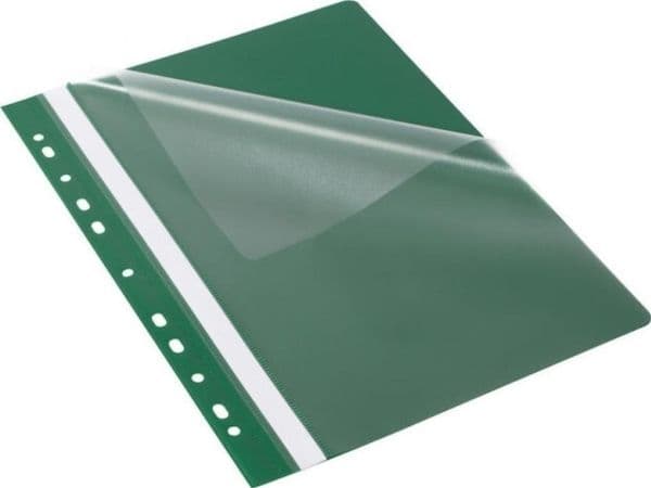 Bantex innstikkperm Budget PP A4 med perforering, Evo grønn (25 stk)