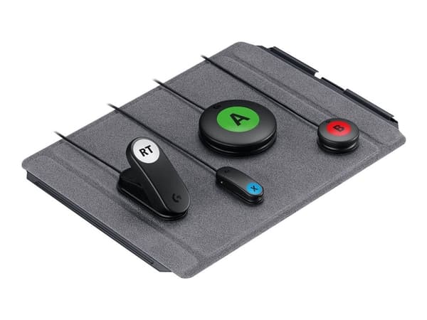 Logitech Adaptive Gaming Kit - peliohjaimen kiinnityssarja - Microsoft Xbox Adaptive Controller -ohjaimelle
