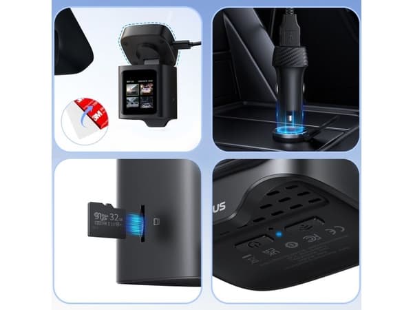 Baseus PrimeTrip VD1 Pro Dash Cam 4K Super Capacity, Black