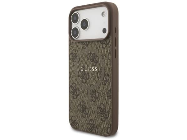 Guess 4G Ring Classic Logo MagSafe-deksel til iPhone 17 Pro Max - brun