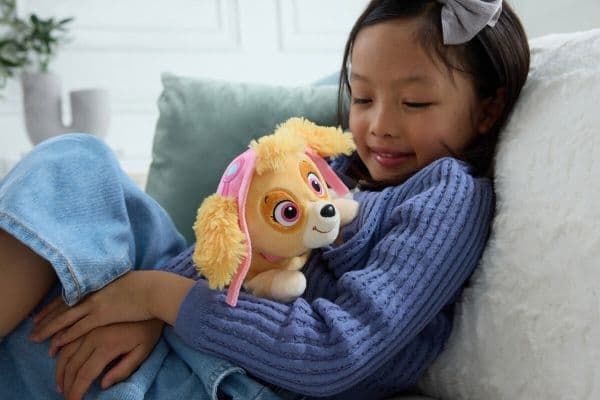 Paw Patrol Gund-mössa & hakklapp, 20 cm – Skye