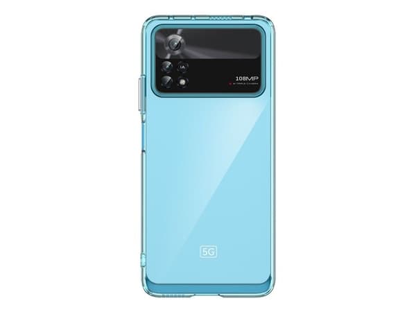 Outer Space-skal för Xiaomi Poco X4 Pro 5G med flexibel ram - blå