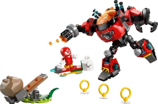 LEGO Sonic 77005 Knuckles mot Dr. Eggmans Egg Crusher-robot