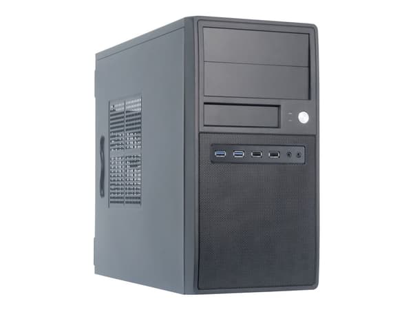Chieftec CT-04B-OP, Mini Tower, PC, Musta, mikro ATX, SECC, 14 cm