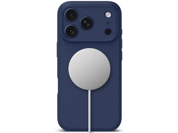 Tech-Protect Silicone MagSafe Case for iPhone 17 Pro Max - Navy Blue