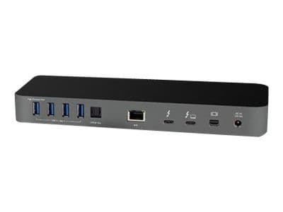 OWC Thunderbolt 3 Dock - Dokkingstasjon - Thunderbolt 3 - Mini DP - 1GbE - 85 watt