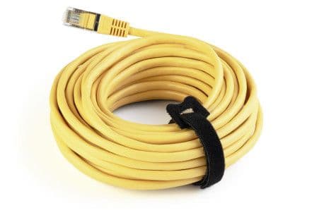 Durable Cavoline Grip Tie, Koukullinen ja lenkillinen nippuside, Musta, 200 mm, 10 mm, 5 kpl