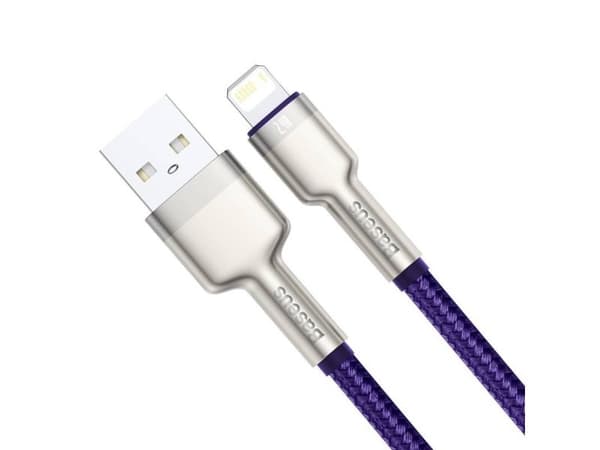 Baseus Cafule USB til Lightning-kabel, 2,4A, 1m (lilla)