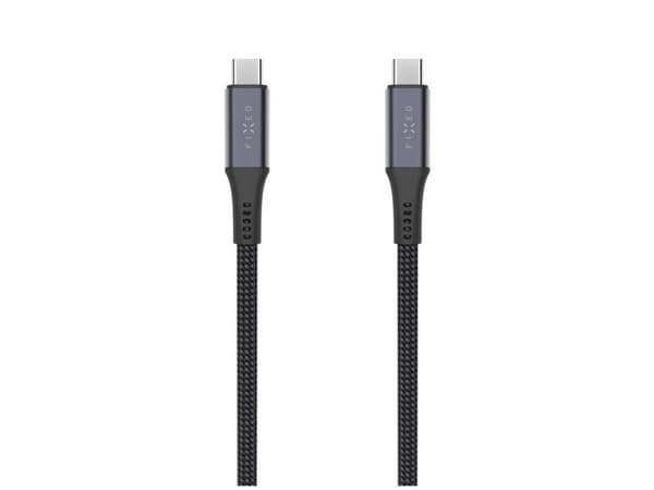 FIXED FIXDBP-CC12-GR, 1,2 m, USB-C, USB-C, USB 2.0, 20 Gbit/sek., Grå