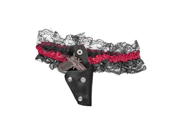 Strumpeband med pistol