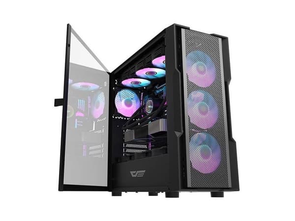 Darkflash DK431 mesh kabinett - svart