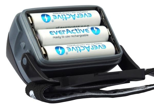 Everactive HL150, Hodebåndslommelykt, Sort, Knapper, COB LED, 1 lamper, 3 W