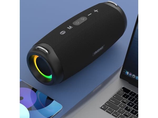 Dudao Y21Pro Wireless Speaker with RGB Backlight Bluetooth 5.3 - Black