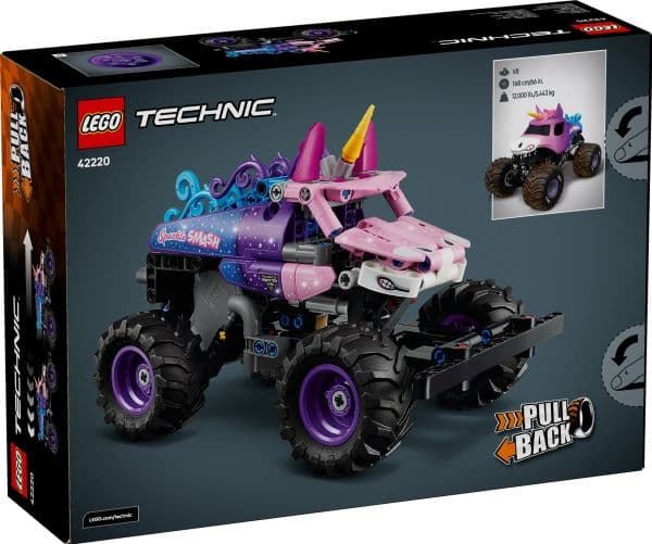 LEGO Technic 42220 Monster Jam™ Sparkle Smash™ pullback