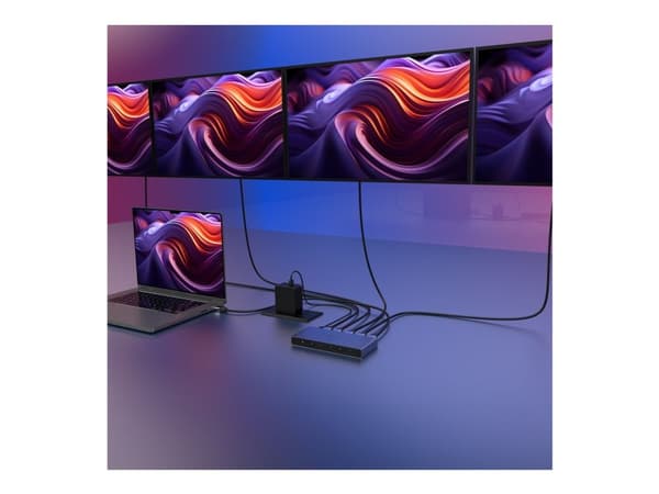 j5create JDSH814 - Video/audiosplitter - 8K - 4 x HDMI - skrivbordsmodell