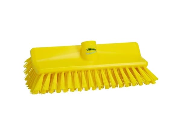 High-low børste, Vikan, 26,5x15x10cm, gul, polyester/PP/rustfrit stål, 26,5 cm