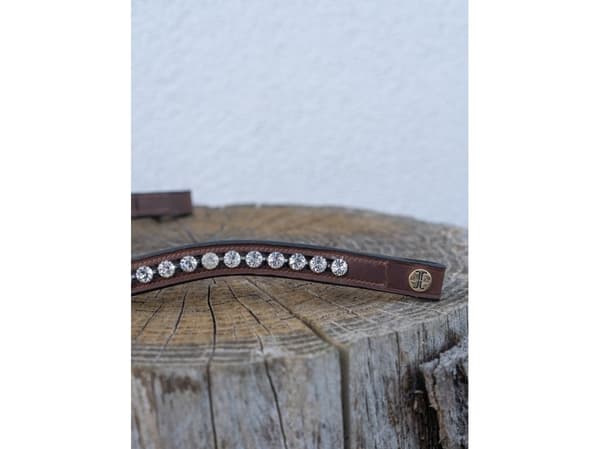 Jacson Pannband Kristall Silver Brun Cob