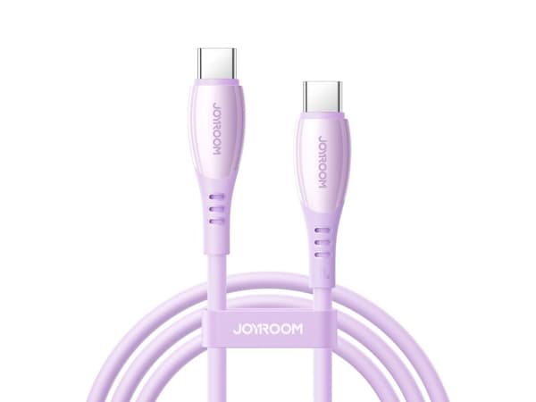 Joyroom S-A59 Vibrant USB-C–USB-C-kaapeli 1,2 m – violetti