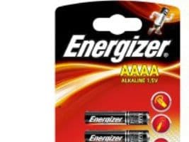 Paristot, Energizer Alkaline, AAAA, 1,5 V, 2 kpl