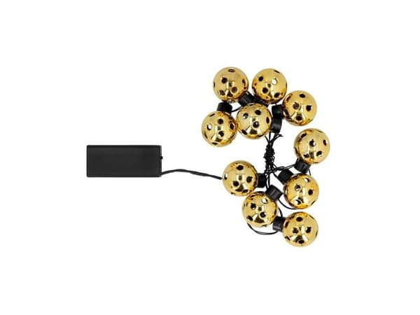 LED Party ball lyskæde, guld