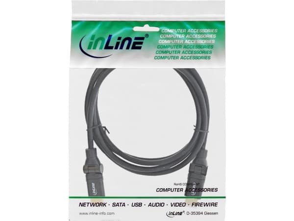 InLine HDMI - HDMI 3 m musta (17003W)