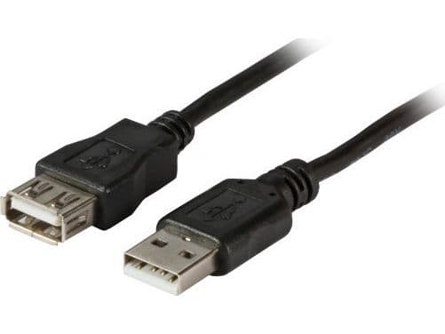 EFB elektronikk K5248SW.5V2, 5 m, USB A, USB A, USB 2.0, 480 Mbit/s, sort