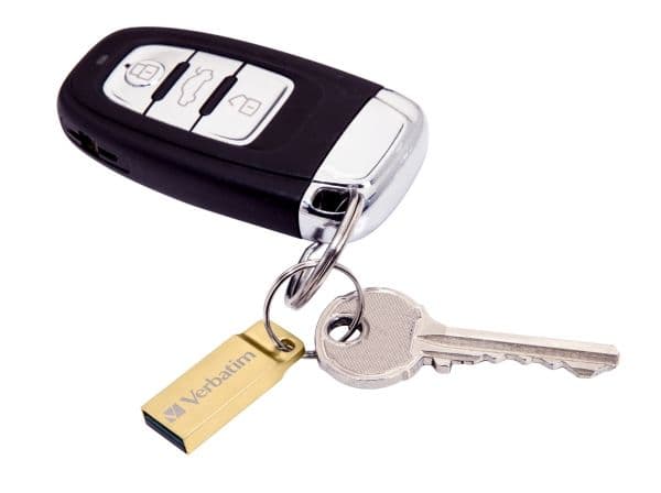 Verbatim Metal Executive - USB-flashstasjon - 64 GB - USB 3.0 - gull