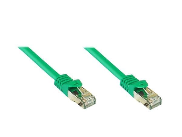 Good Connections patchkabel m. Cat.7 råkabel grønn 0,5 m