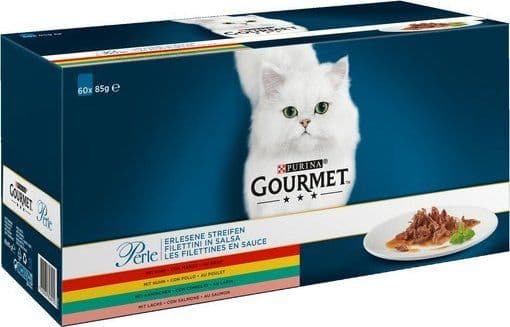 Purina Gourmet Perle Mix våtfoder för katter 60x85 g