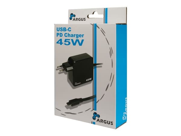 Inter-Tech PD-2045, Sisätila, AC, 20 V, Musta