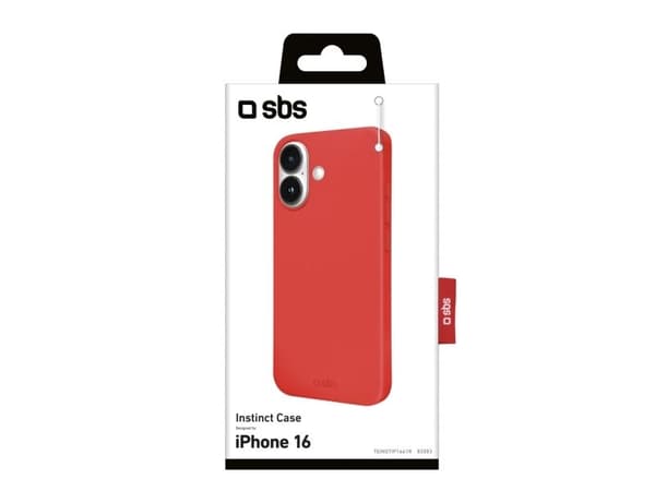SBS Instinct iPhone 16-skal - Röd