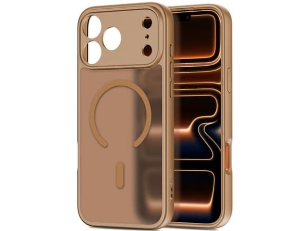Tech-Protect BasicMag MagSafe-deksel til iPhone 17 Pro Max - brun